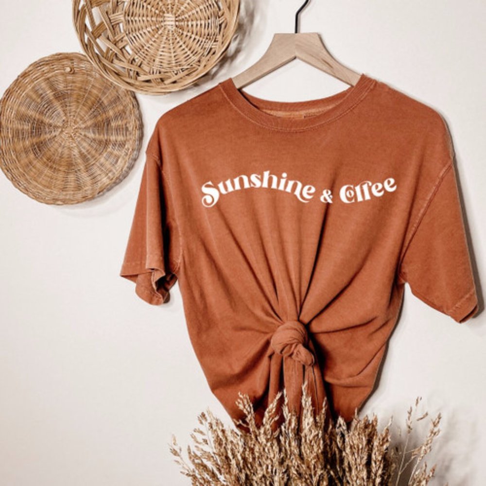Sunshine & Coffee Graphic Tee